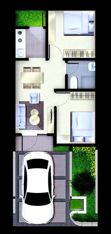 Denah AIRA+ Cluster Cascada Grand Duta City Parung