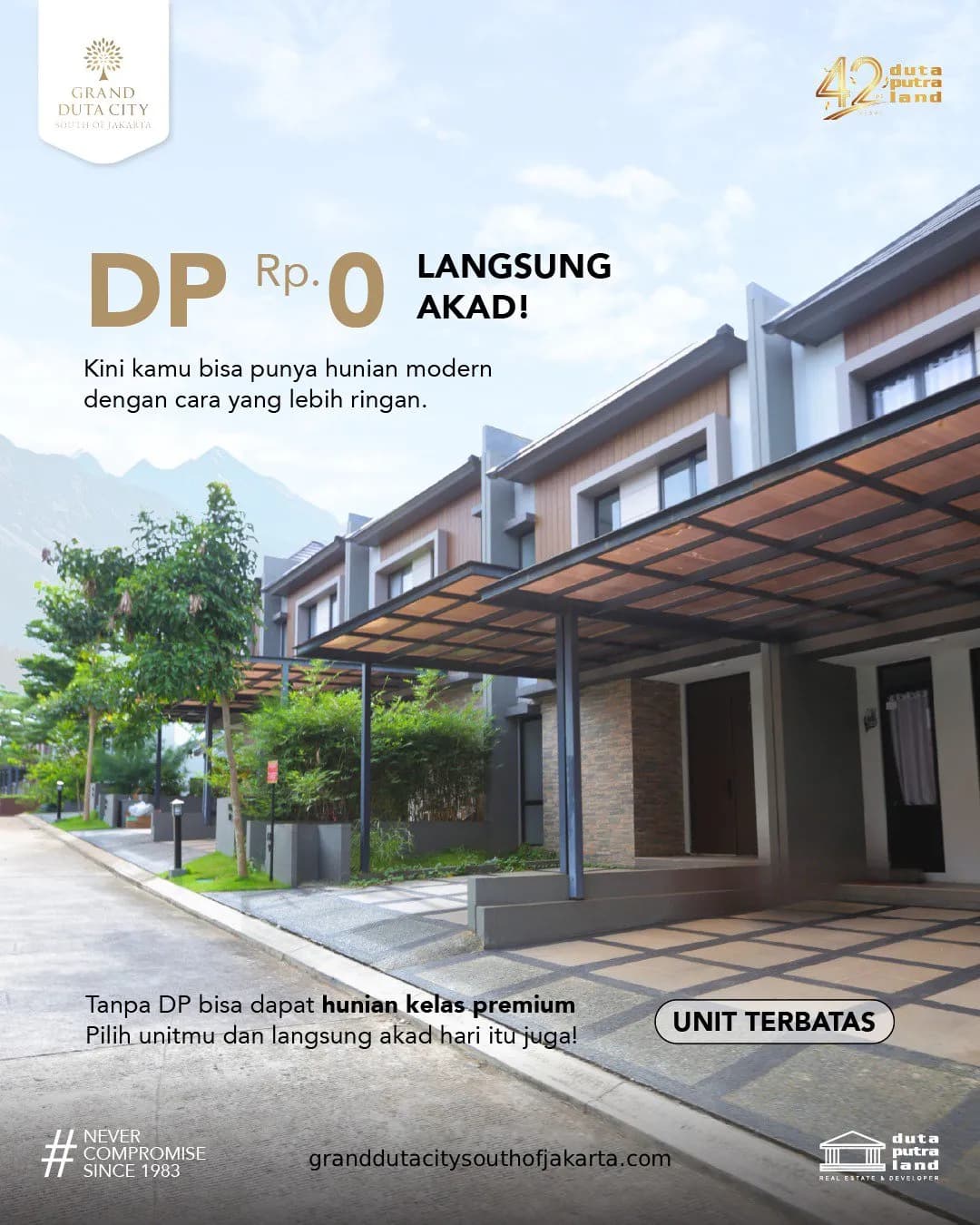 Promo KPR Rumah Tanpa DP Grand Duta City Parung