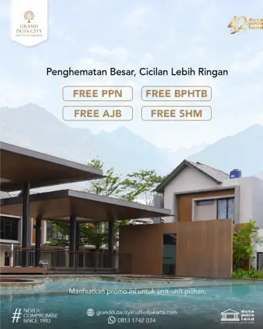 Promo KPR Grand Duta City Parung Tanpa DP