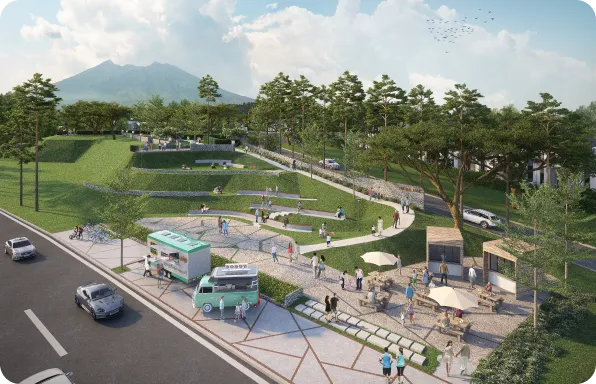 Grand Duta City Parung 22 Fasilitas Central Park